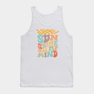 Sunshine on my mind, pastels, retro, vintage, summer Tank Top